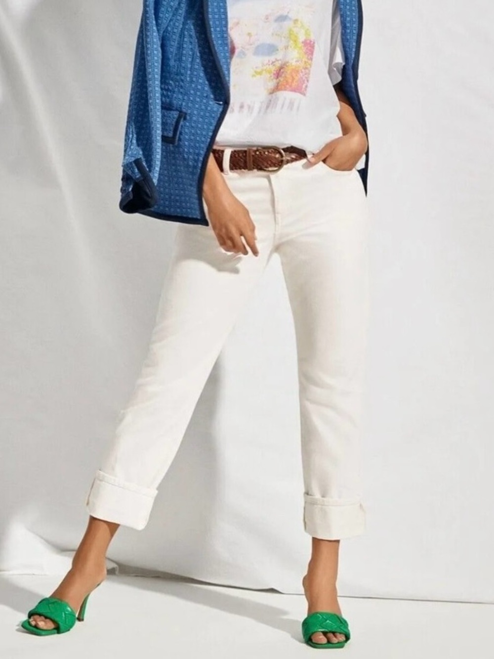 🤍 Cabi #6072 White Jeans – Size 8 – Excellent Condition